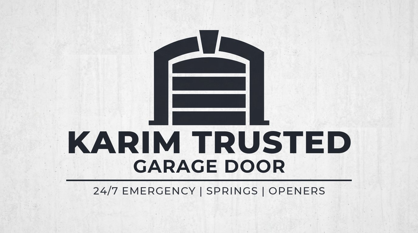 Karim Trusted Garage Door Logo