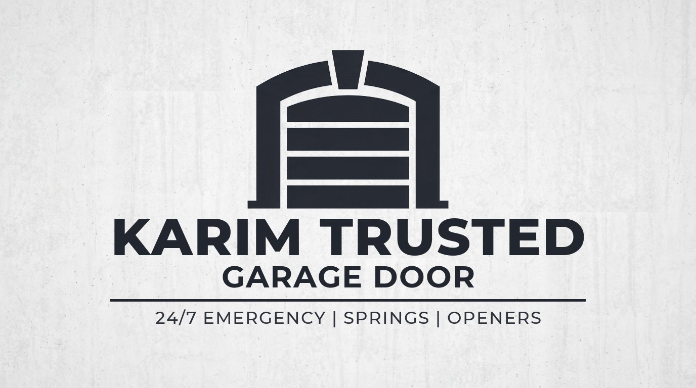 Karim Trusted Garage Door - Midland, WA Garage Door Logo